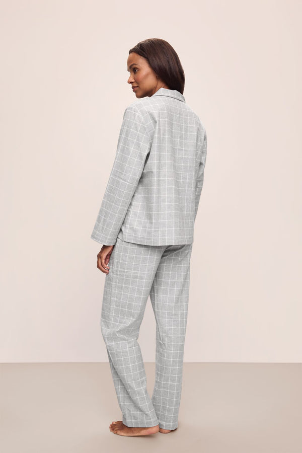 Eberjey Flannel Long PJ Set