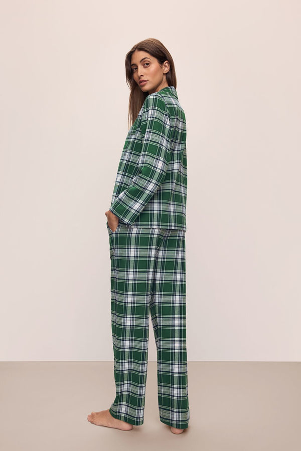 Eberjey Flannel Long PJ Set