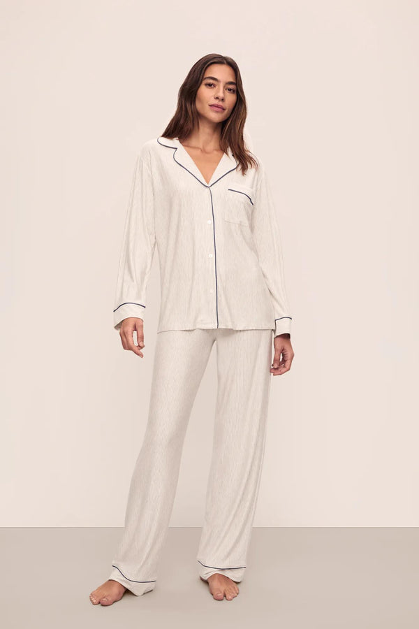 eberjey Gisele Printed TENCEL™ Modal Long PJ Set