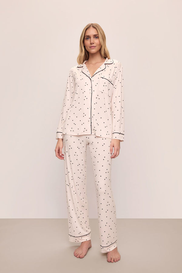 eberjey Gisele Printed TENCEL™ Modal Long PJ Set