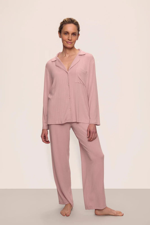 eberjey Gisele TENCEL™ Modal Rib Long PJ Set