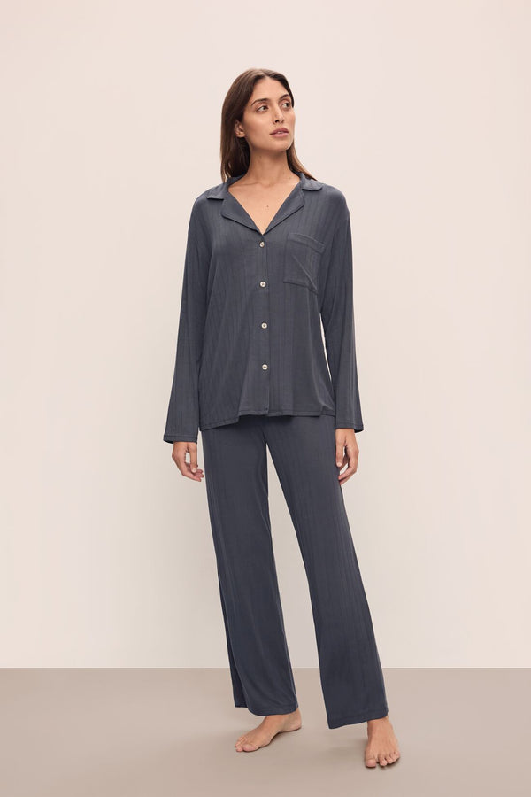 Eberjey Gisele TENCEL™ Modal Rib Long PJ Set