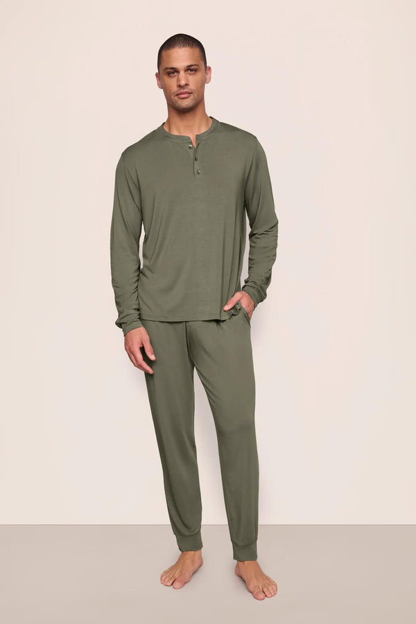 eberjey Henry TENCEL™ Modal Long PJ Set