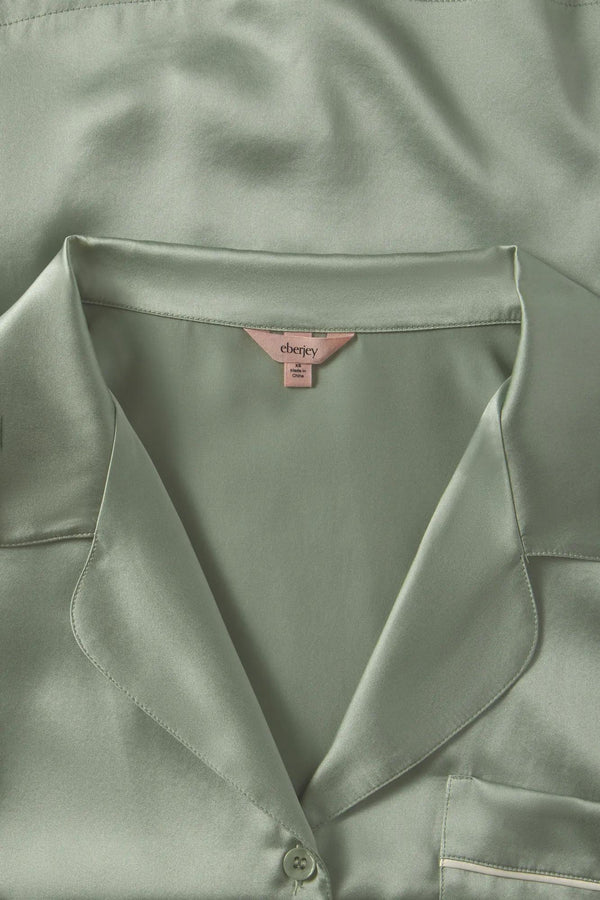 Eberjey Inez Washable Silk Long PJ Set