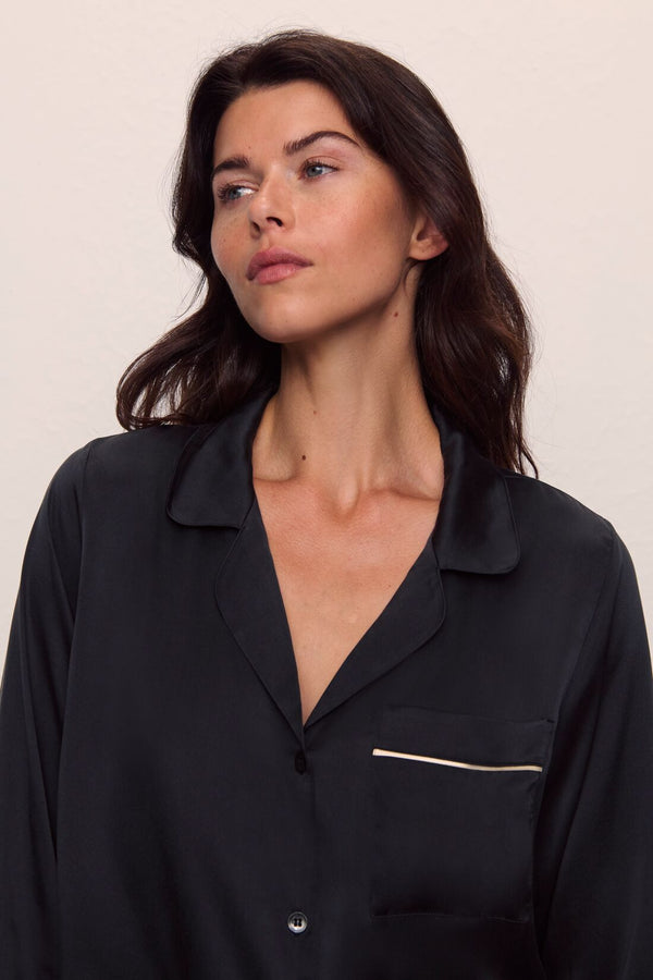 Eberjey Inez Washable Silk Long PJ Set