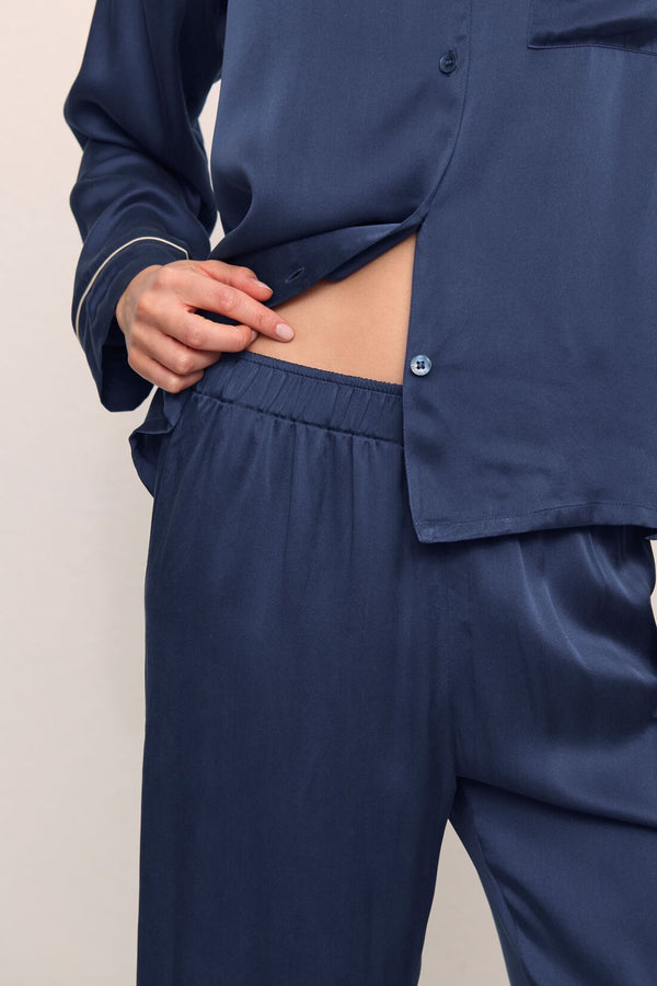 Eberjey Inez Washable Silk Long PJ Set