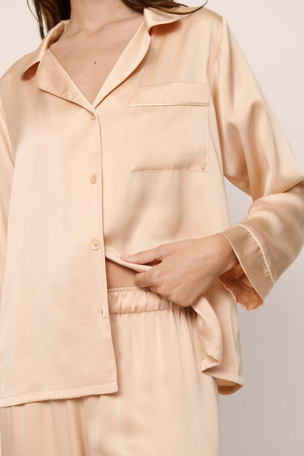 Eberjey Inez Washable Silk Long PJ Set