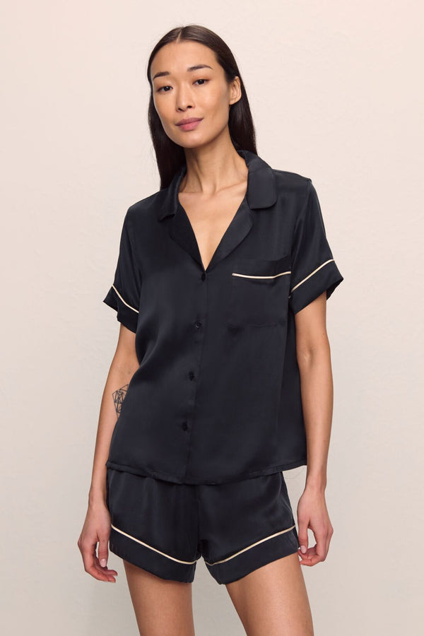 eberjey Inez Washable Silk Short PJ Set