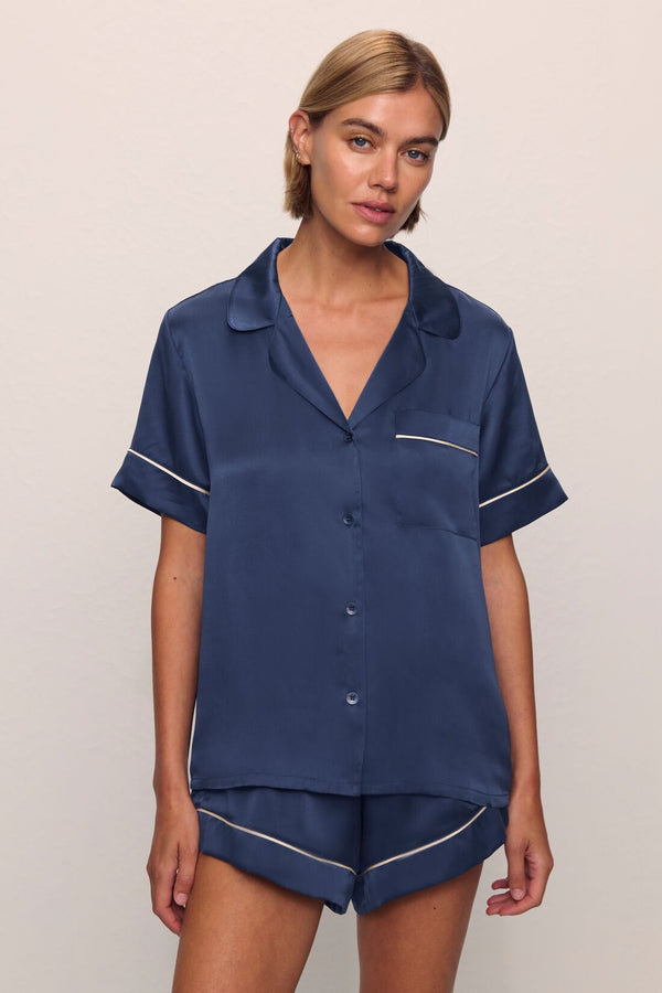 eberjey Inez Washable Silk Short PJ Set