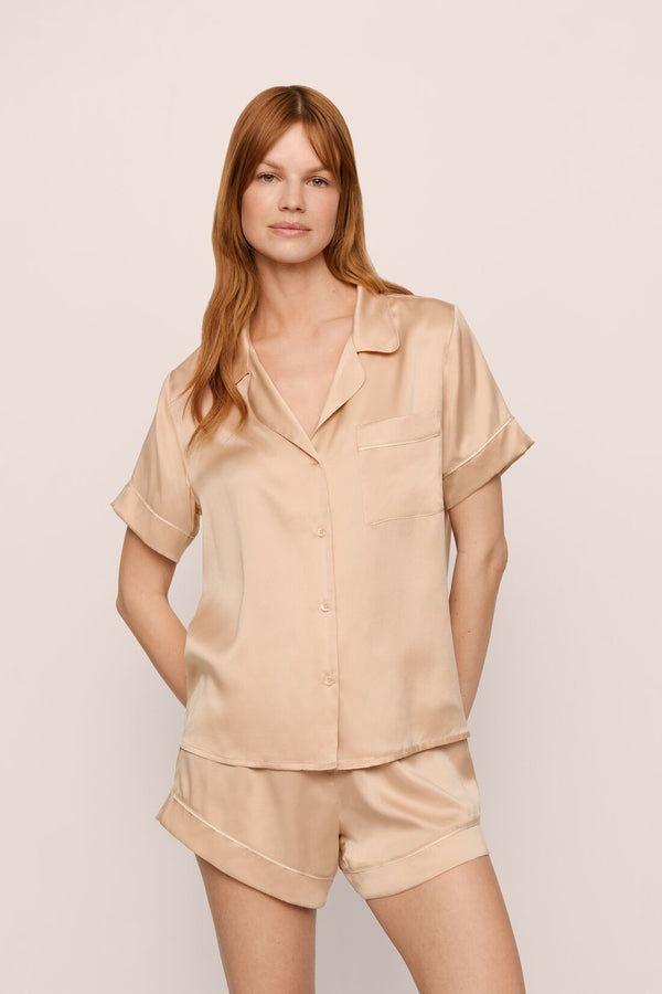 eberjey Inez Washable Silk Short PJ Set