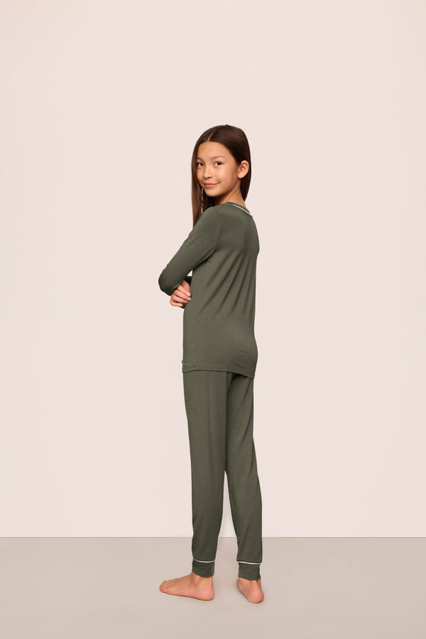 Eberjey Kids TENCEL™ Modal Unisex Long PJ Set