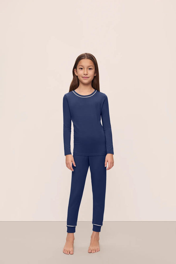 eberjey Kids TENCEL™ Modal Unisex Long PJ Set