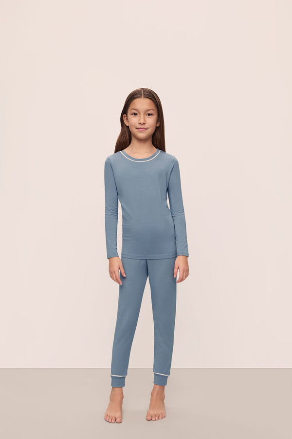 eberjey Kids TENCEL™ Modal Unisex Long PJ Set