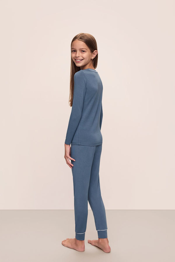Eberjey Kids TENCEL™ Modal Unisex Long PJ Set