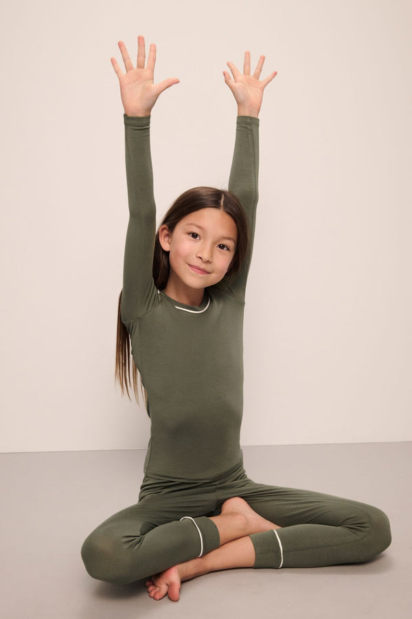 Eberjey Kids TENCEL™ Modal Unisex Long PJ Set