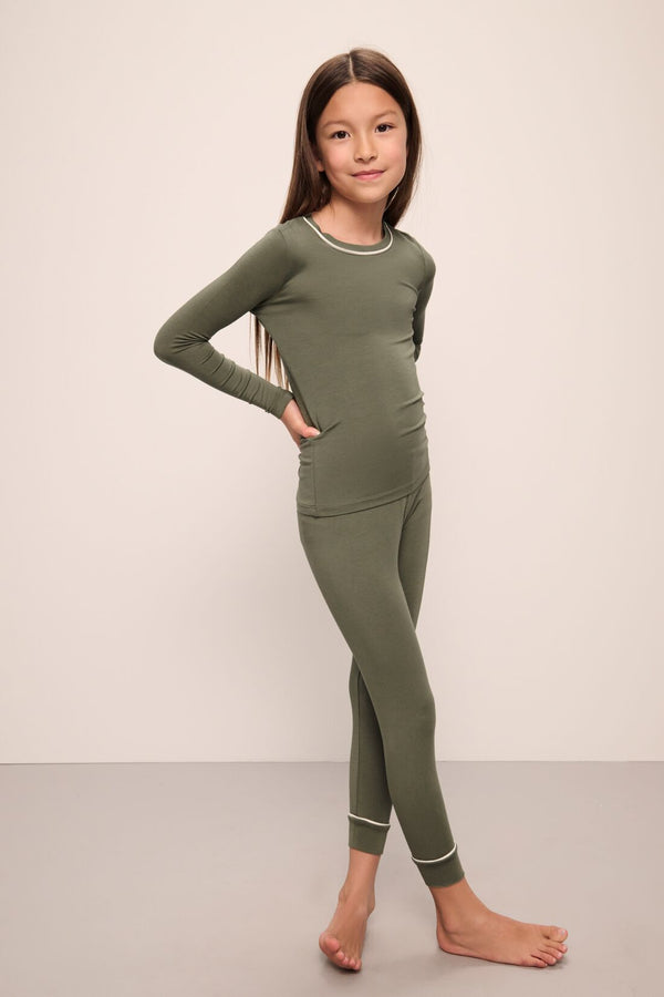 eberjey Kids TENCEL™ Modal Unisex Long PJ Set