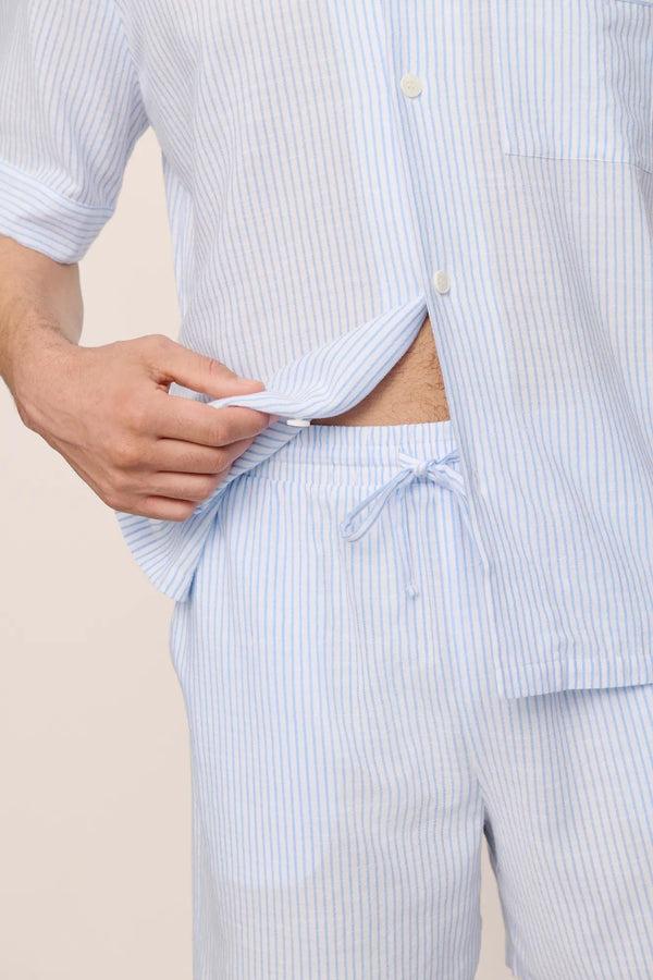 Eberjey Men's Nautico Short PJ Set