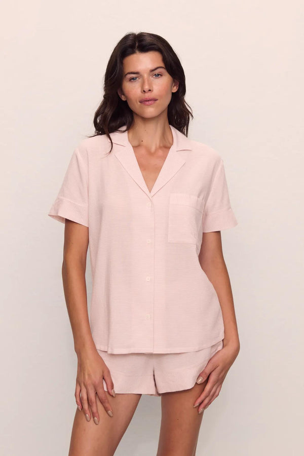 eberjey Nautico Shortie Short PJ Set