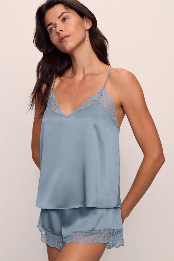 Eberjey Washable Silk Lace Cami & Short Set