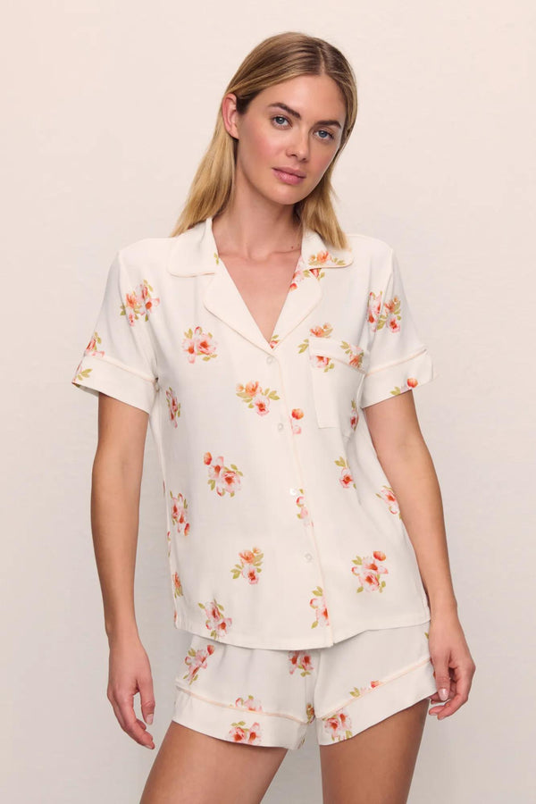 eberjey Gisele Printed TENCEL™ Modal Relaxed Short PJ Set