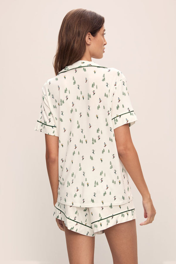 Eberjey Gisele Printed TENCEL™ Modal Relaxed Short PJ Set