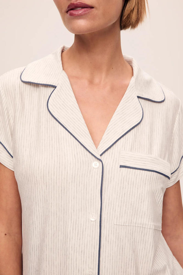 Eberjey Gisele Printed TENCEL™ Modal Shortie Short PJ Set