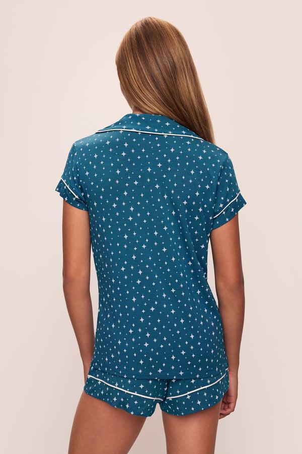 Eberjey Gisele Printed TENCEL™ Modal Shortie Short PJ Set