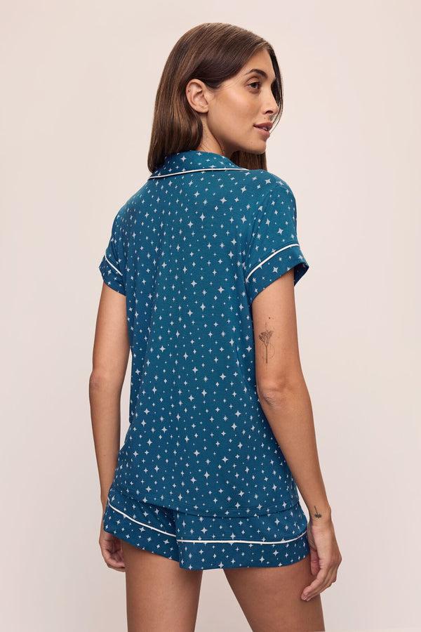 Eberjey Gisele Printed TENCEL™ Modal Shortie Short PJ Set