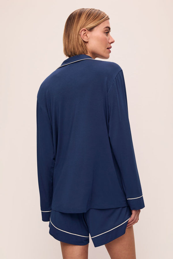 Eberjey Gisele TENCEL™ Modal Relaxed Long Sleeve Short PJ Set