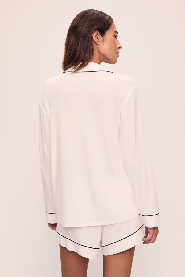 Eberjey Gisele TENCEL™ Modal Relaxed Long Sleeve Short PJ Set