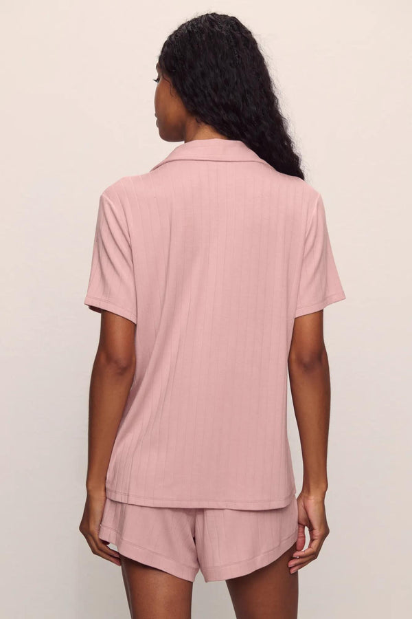 Eberjey Gisele TENCEL™ Modal Rib Relaxed Short PJ Set
