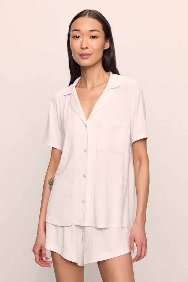 eberjey Gisele TENCEL™ Modal Rib Relaxed Short PJ Set