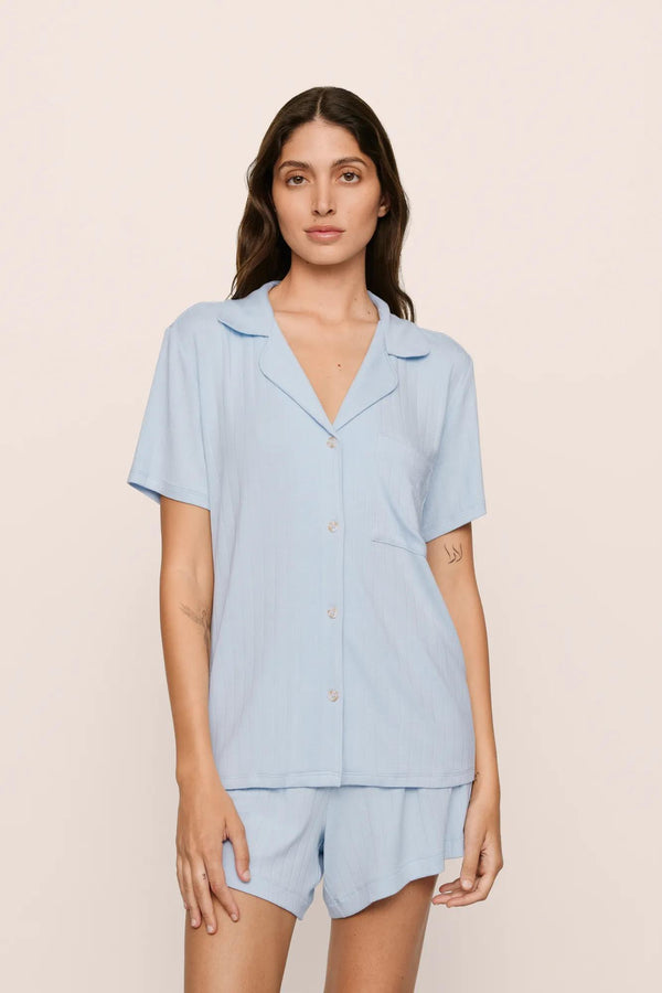 eberjey Gisele TENCEL™ Modal Rib Relaxed Short PJ Set
