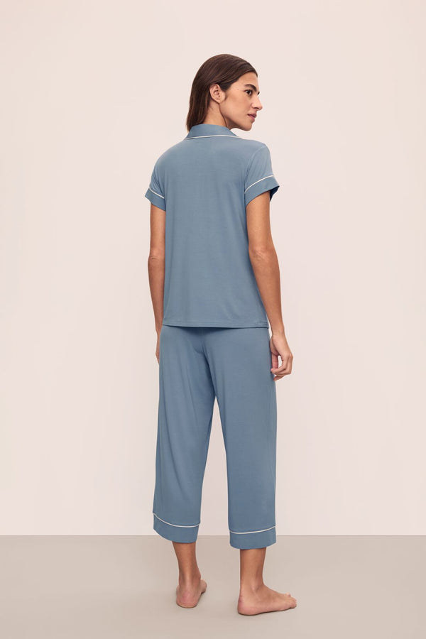 Eberjey Gisele TENCEL™ Modal Short Sleeve Cropped PJ Set