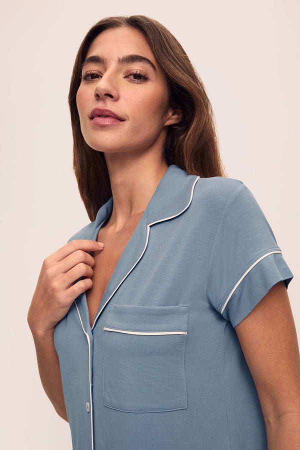 Eberjey Gisele TENCEL™ Modal Short Sleeve Cropped PJ Set