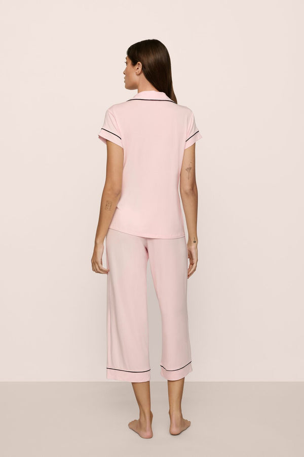Eberjey Gisele TENCEL™ Modal Short Sleeve Cropped PJ Set