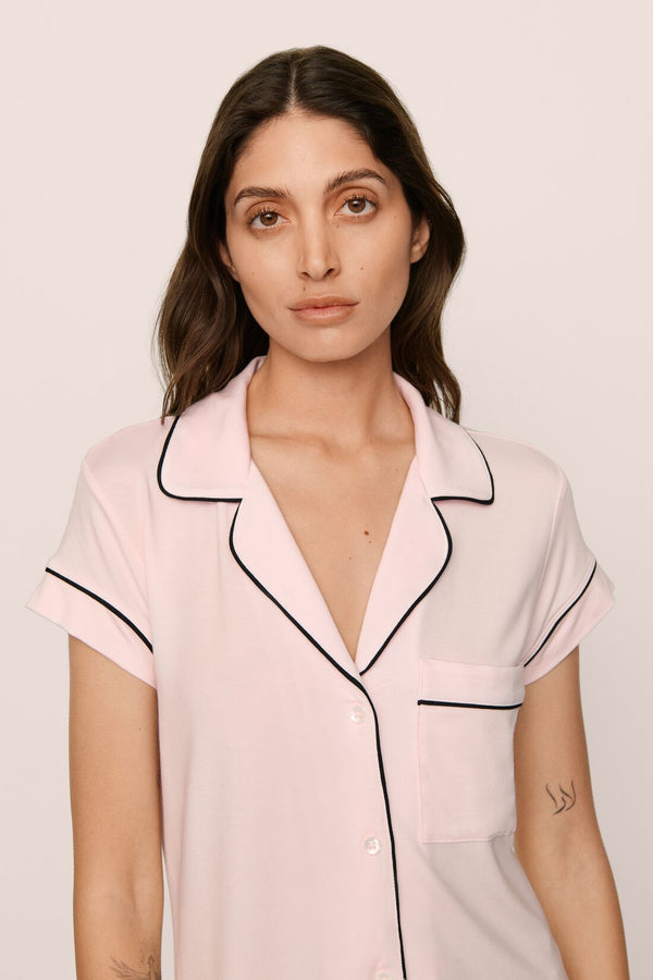 Eberjey Gisele TENCEL™ Modal Short Sleeve Cropped PJ Set
