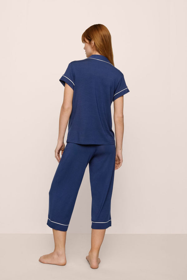 Eberjey Gisele TENCEL™ Modal Short Sleeve Cropped PJ Set