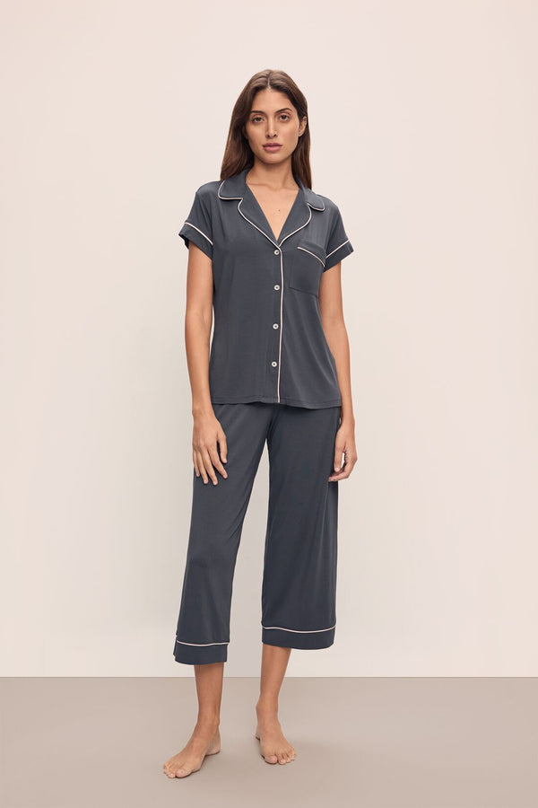 Eberjey Gisele TENCEL™ Modal Short Sleeve Cropped PJ Set