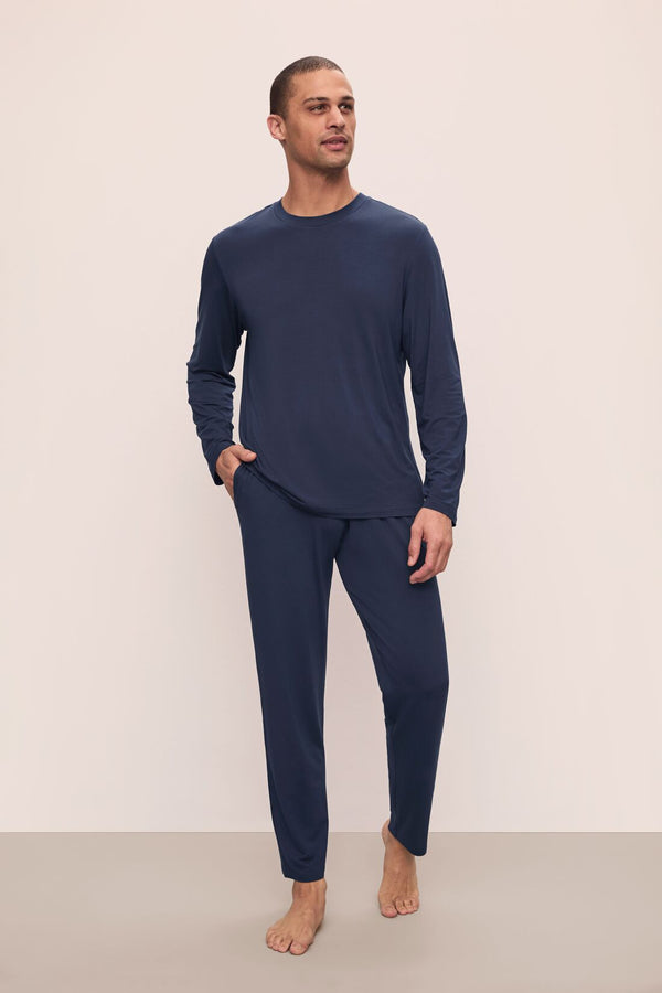 Eberjey Henry TENCEL™ Modal Long Sleeve Crew PJ Set