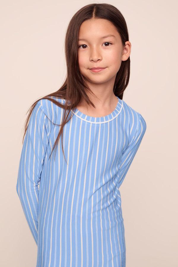 Eberjey Kids Printed TENCEL™ Modal Unisex Long PJ Set