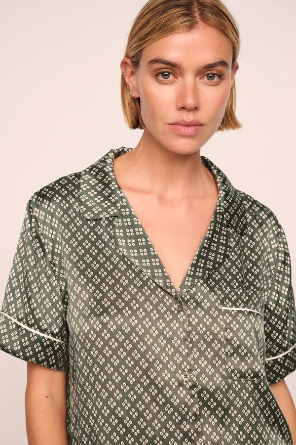 Eberjey Preorder | Inez Washable Silk Printed Short PJ Set