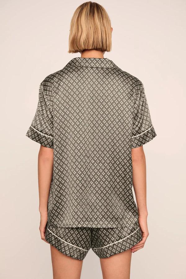 Eberjey Preorder | Inez Washable Silk Printed Short PJ Set