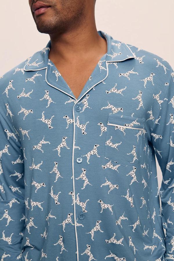 Eberjey William Printed TENCEL™ Modal Long PJ Set