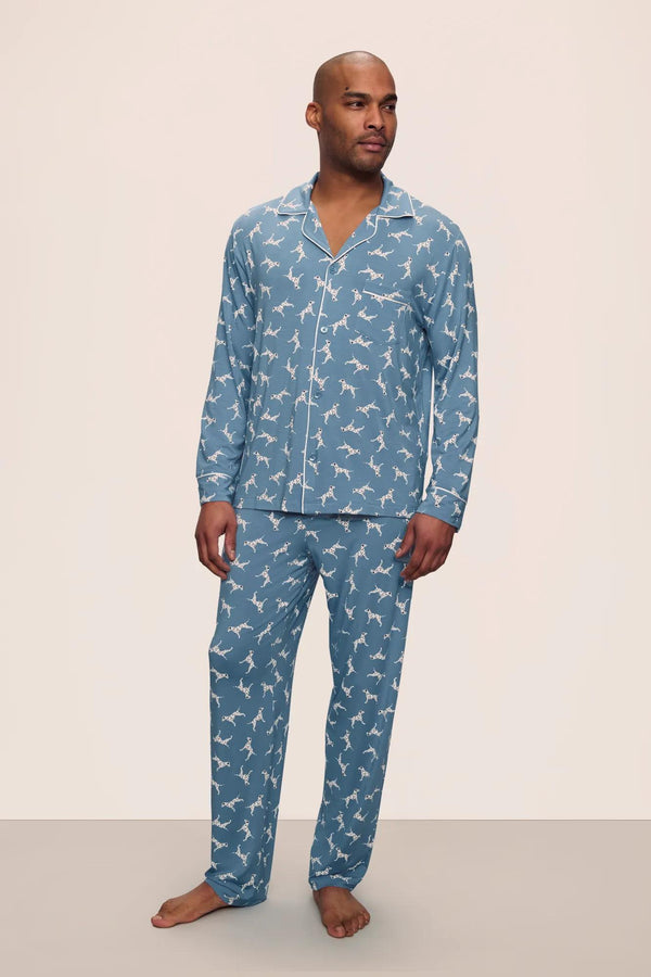eberjey William Printed TENCEL™ Modal Long PJ Set