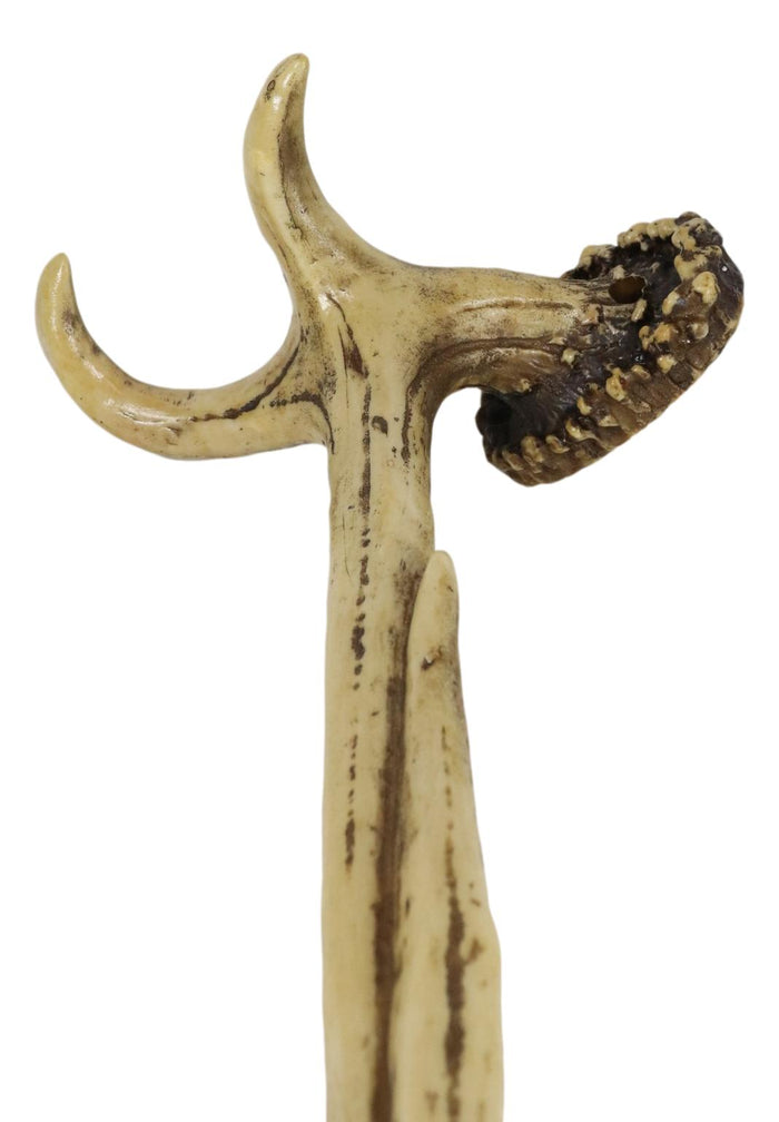 Ebros Gift 22" Wide Western Rustic Hunters Stag Deer Antlers Wall Towel Bar Rack Hooks