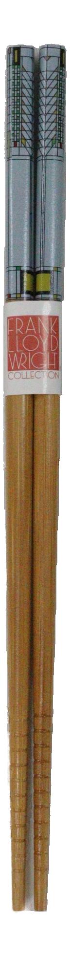 Ebros Gift 5 Pairs Of Tree Of Life Martin House Frank Wright Ridged Wooden Chopsticks Set