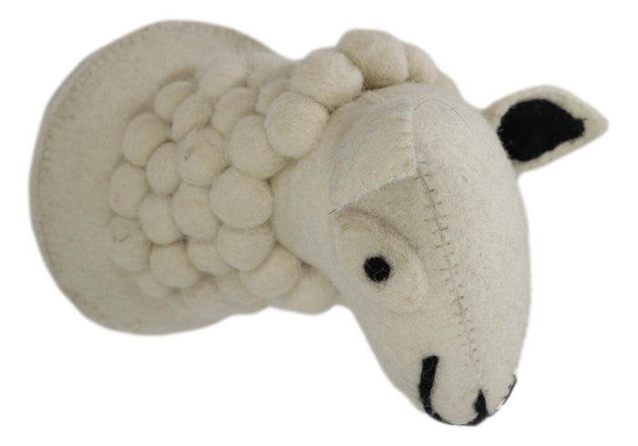 Ebros Gift Adorable Animal Country Farm Sheep Lamb Whimsical Soft Plush Doll Wall Decor