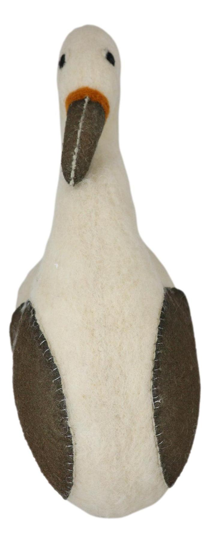 Ebros Gift Adorable Animal Country Swan Bird Whimsical Soft Plush Doll Wall Head Decor