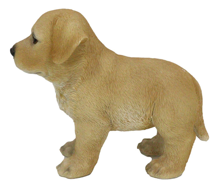 Ebros Gift Adorable Labrador Puppy Dog With Begging Glass Eyes Figurine Pet Pal Animal Art